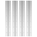 12" Piano Hinge, 4PCS Stainless Steel Continuous Piano Hinge-Silver