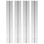 12" Piano Hinge, 4PCS Stainless Steel Continuous Piano Hinge-Silver