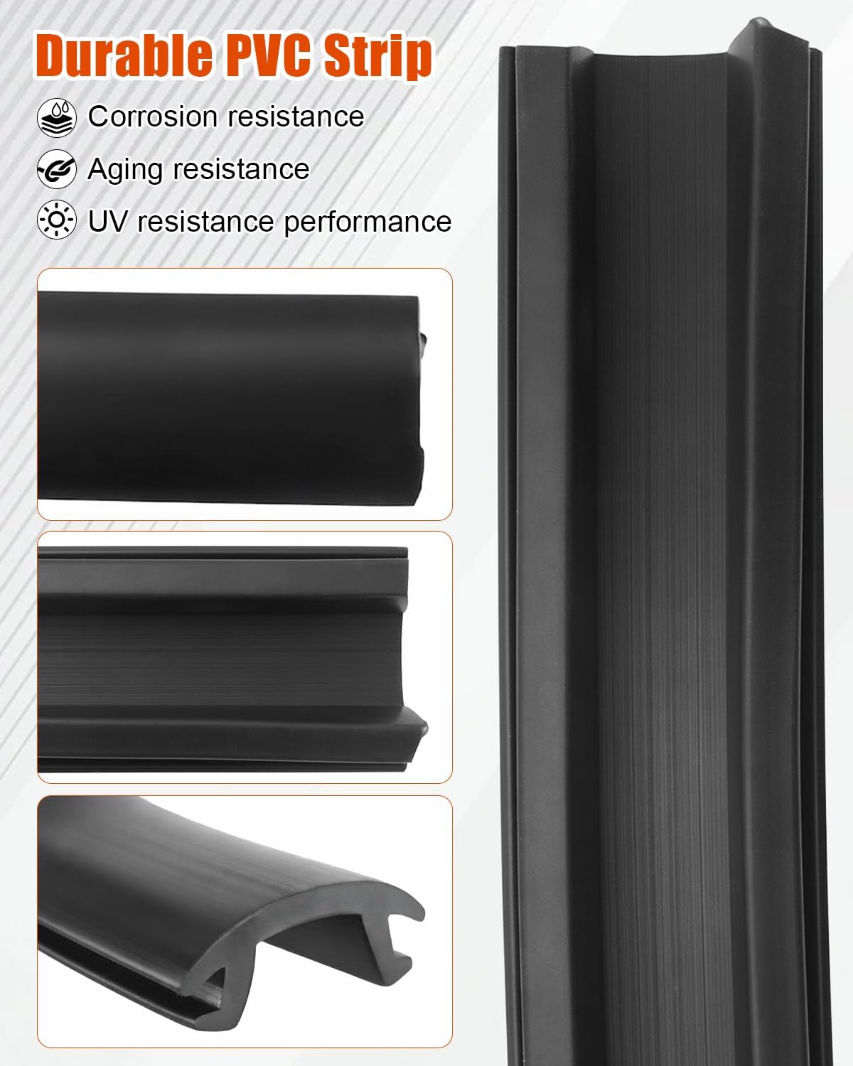 50 FT Boat Rub Rail 1-3/16 in Flexible Rub Rail Vinyl Insert