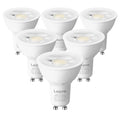 Dimmable GU10 LED Light Bulbs 5.5W 500LM 5000K Daylight White 6 Pack