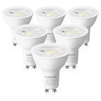 Dimmable GU10 LED Light Bulbs 5.5W 500LM 5000K Daylight White 6 Pack