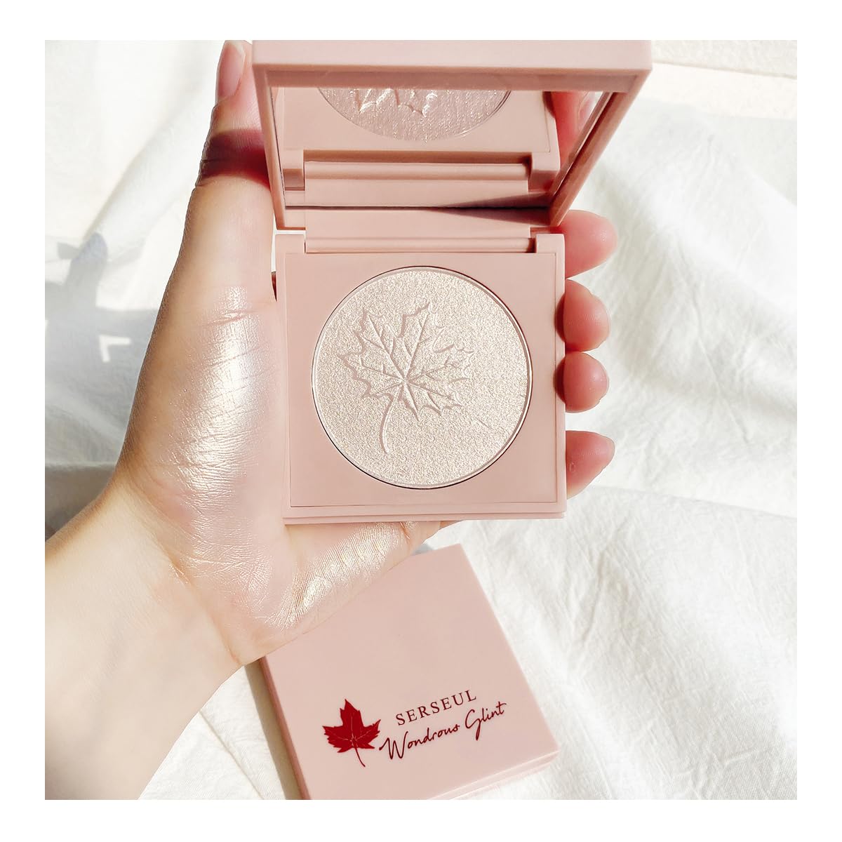 Highlighter Makeup Palette Shimmer Highlighter Powder for Face