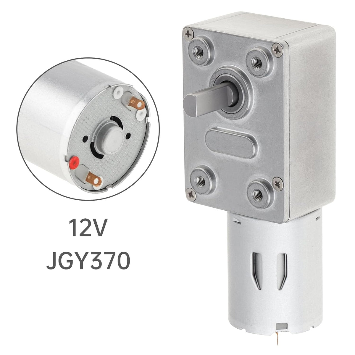 Worm Gear Motor DC 12V 10RPM Electric High Torque Rotation Motor