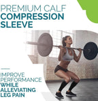 Calf Compression Sleeves for Men and Women - Leg Compression Sleeve - Footless Compression Socks for runners