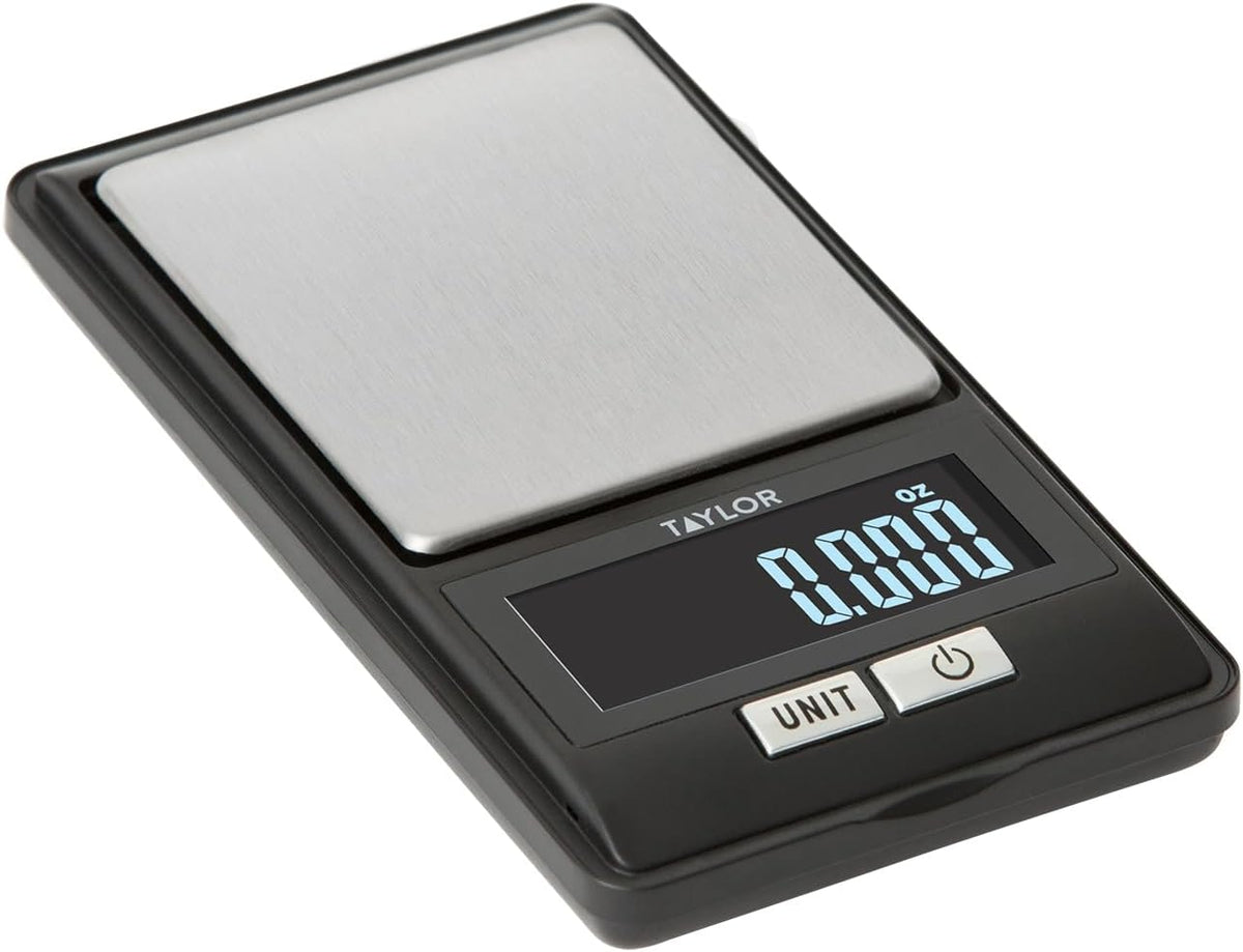 High-Precision Digital Portioning Scale, 16OZ/500G Capacity - Black