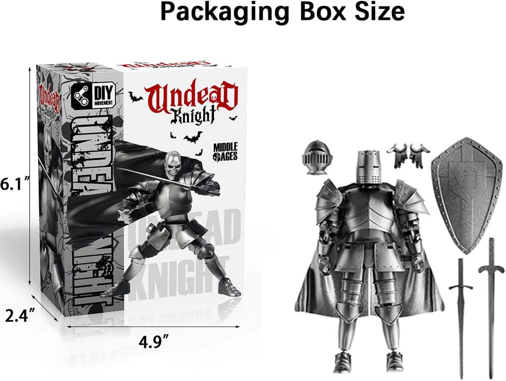 Medieval Action Figures,Knight Armor Action Figure,Multi-Jointed Movable Robot Mannequin T13,Dummy 13 Action