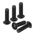 DTGN #8-32x5/8 Button Head Socket Cap Screw 30Pcs 304 SS Black Oxide