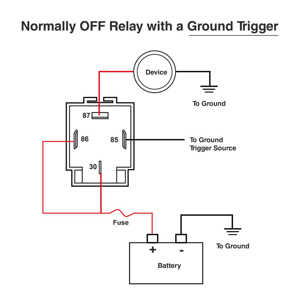5 PCS 30A Fused Relay w/Socket 4 Pin SPST Interlocking Relay
