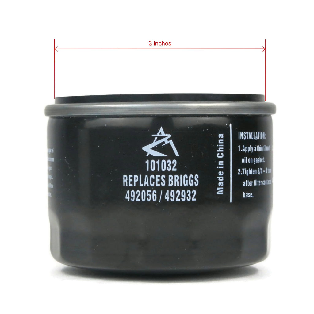 Generic Compatible Oil Filter Replacement for Briggs & Stratton 492932, 3707197