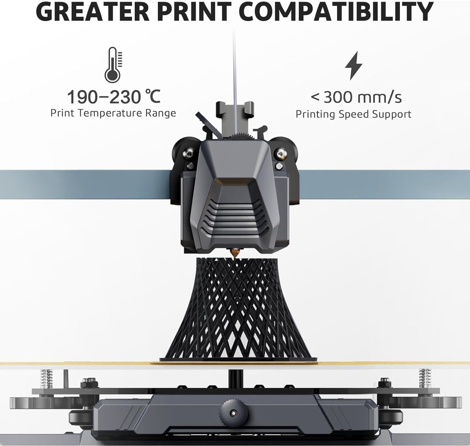 Silk PLA Filament 1.75mm,3D Printer Filament with a Metallic Glossy Finish, Dimensional Accuracy +/- 0.02 mm, 1kg