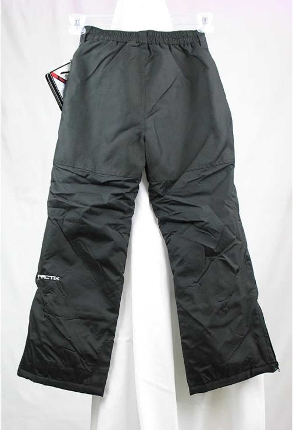 Kids Snow Pants with Reinforced Knees and Seat, Black, Small