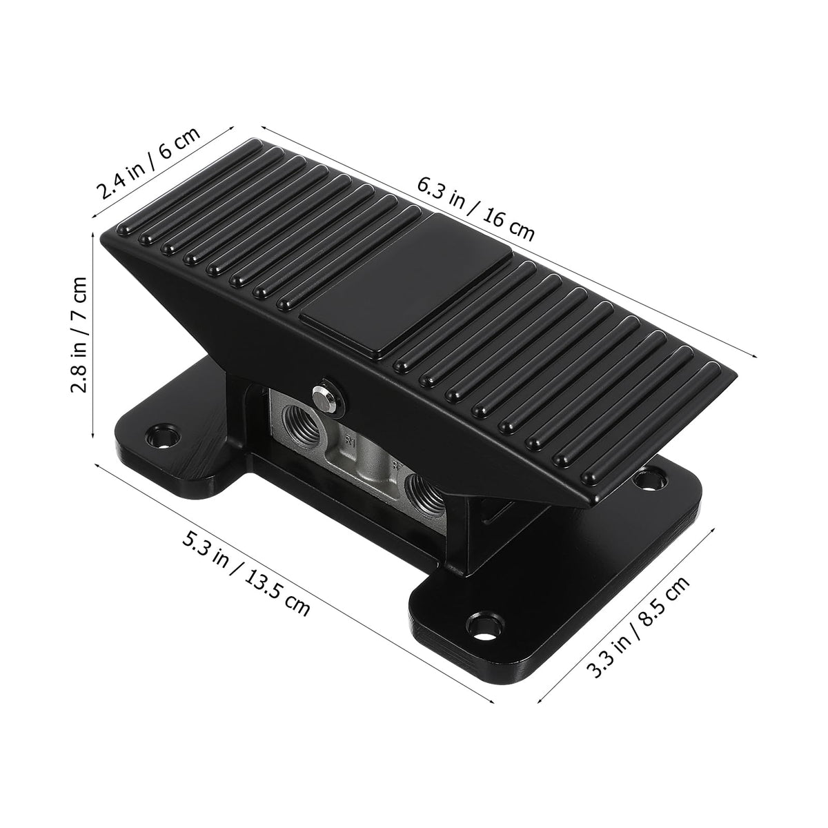Pneumatic Foot Pedal Valve 5 Way 3 Position Center Closed