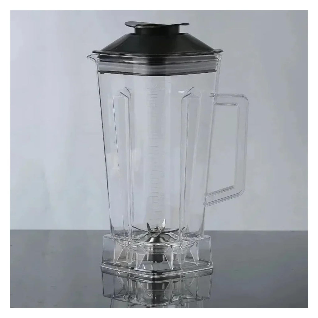 2L Transparent Blender Jug Replacement,Compatible With Silver Crest Blender -Spare Part Accessory(1pcs)