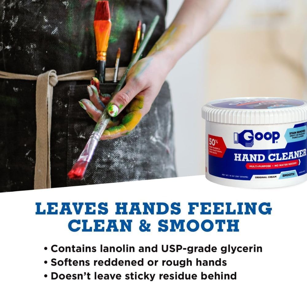 Multi-Purpose Hand Cleaner- Waterless Hand Degreaser, Laundry Stain Remover - NonToxic and Biodegradable Cleaner