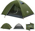 2-Persons Backpacking Tent: Waterproof Lightweight Camping Tent for Two People Hiking Outdoor Mountain with Aluminum