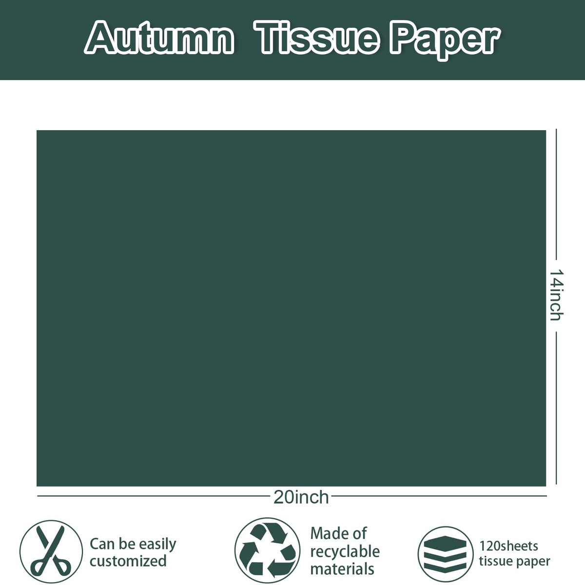 120 Sheets Boho Fall Tissue Paper 6 Colors Sage Green Orange Brown Wrapping Paper for Autumn Thanksgiving Party DIY
