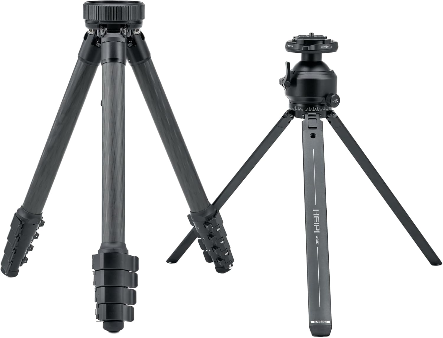 Camera Tripod Carbon Fiber Travel Tripod with Arca-Swiss W28S | Quick-Release 360° horizontal panning, vertical