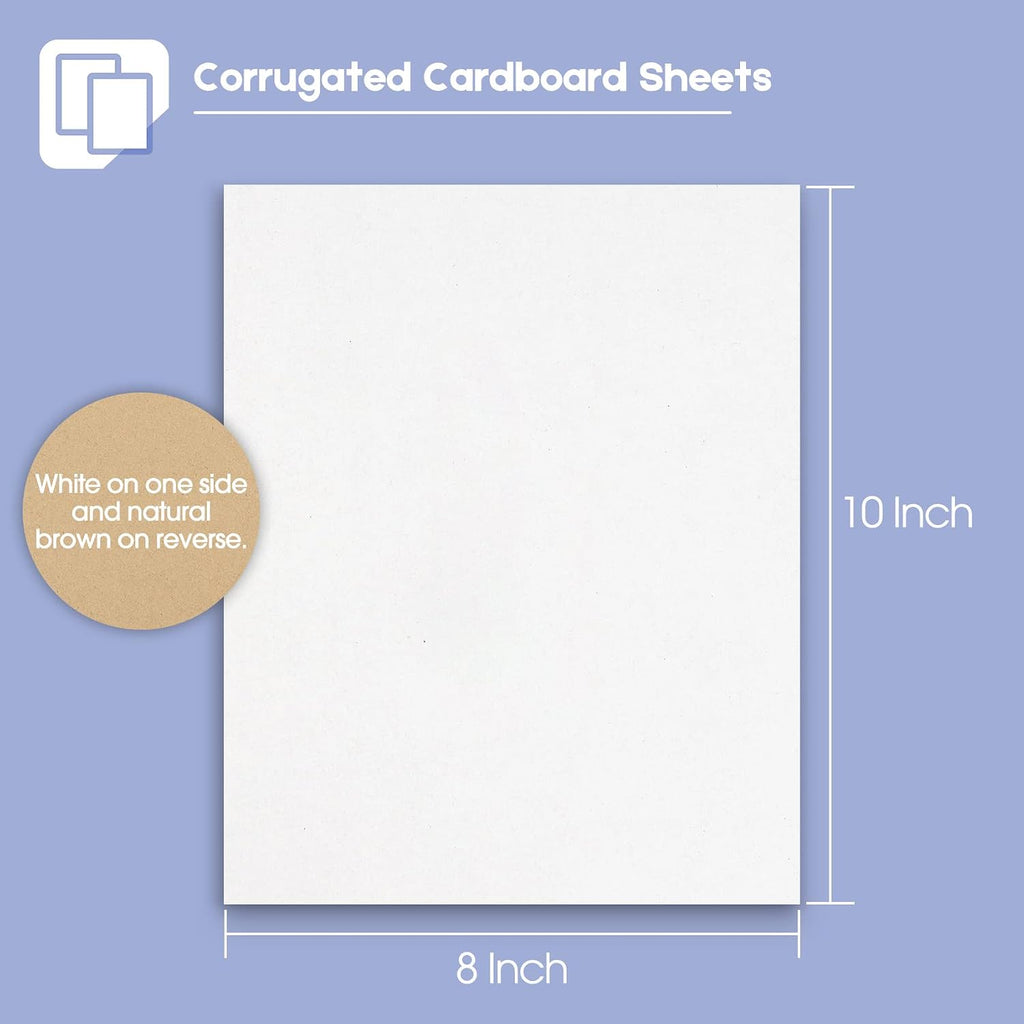 10 Pack 8x10 Corrugated Cardboard Sheets