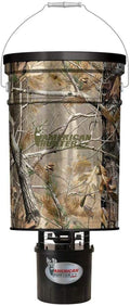 50 LB Hanging Feeder Hunting Durable Lightweight Camo Metal Game Feeder with Automatic Delivery System with XD-Pro Kit