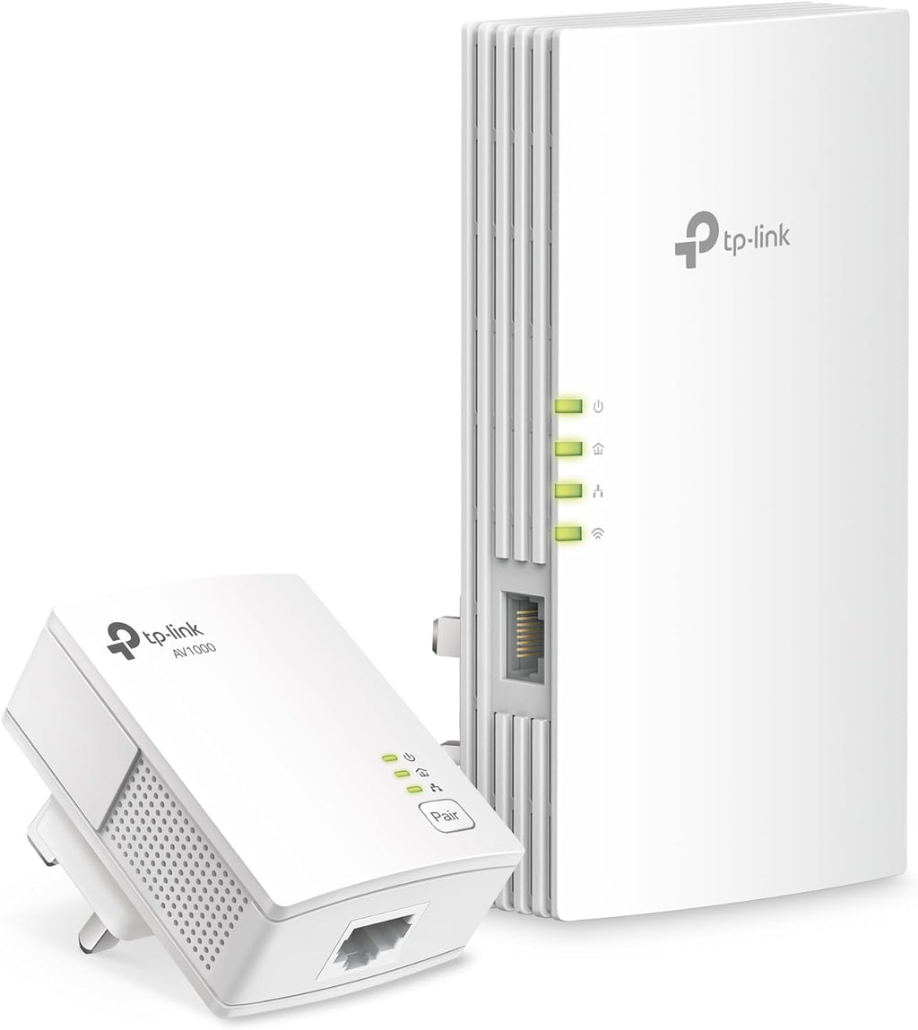 AV1000 Powerline Ethernet Adapter+AX1500 Wi-Fi 6 WiFi Extender KIT | AV1000 Powerline Network Adapter&AX1500