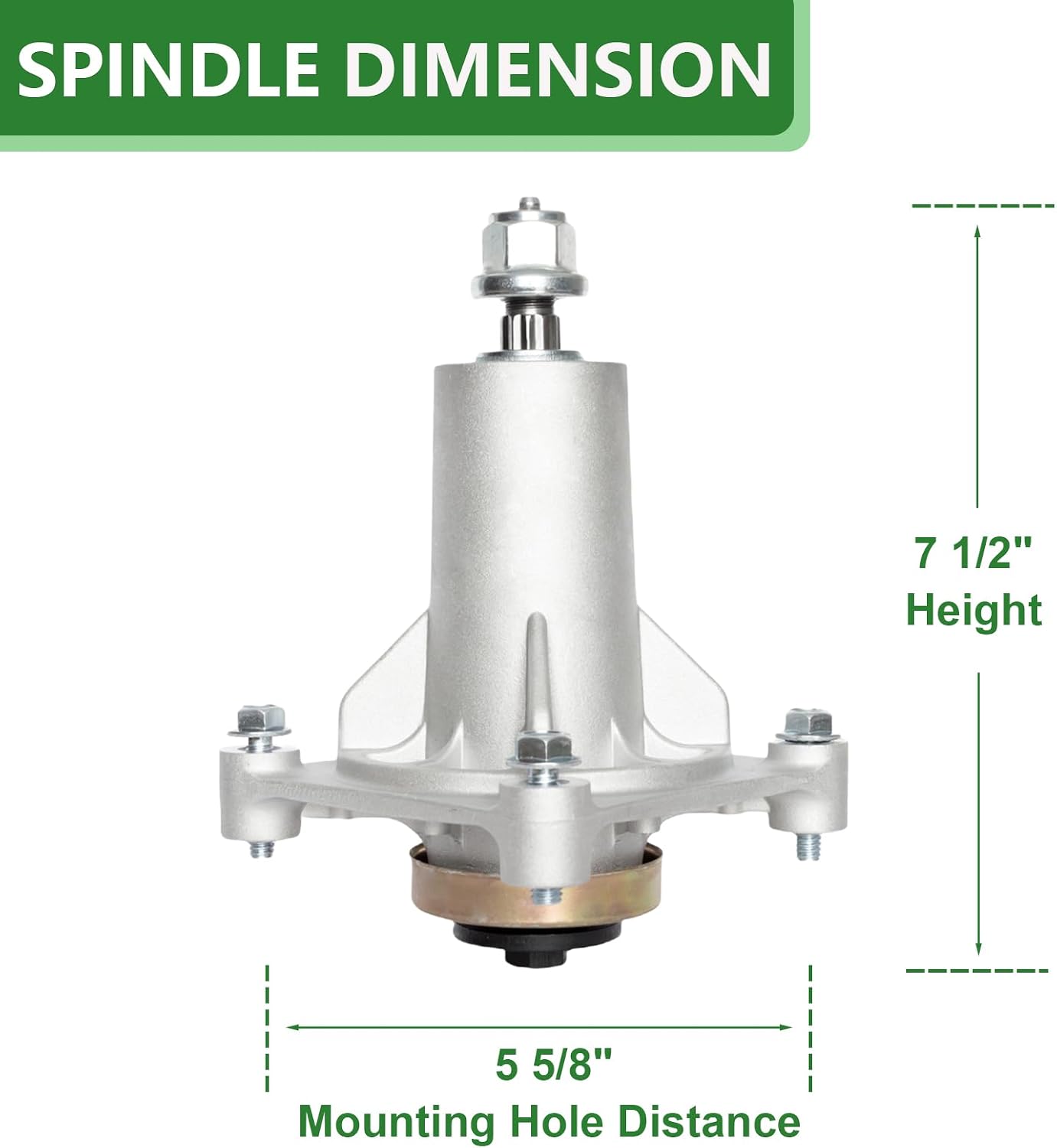 46" 48" 54" 42" Inch Deck Spindle Assembly Replaces Husqvarna 187292 532187281 587819701 with Pulley 195945
