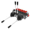 Monoblock Hydraulic Directional Control Valve w/ 2 Joysticks, 6 Spool, 21 GPM