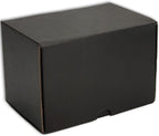 8x6x6 Shipping Boxes Set of 25, Black Mailer Corrugated Cardboard Box