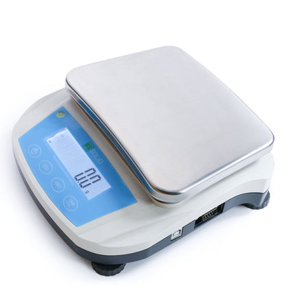 10kg x 0.1g Electronic Precision Balance Lab Digital Balance Scale, RS232 & USB Interface, AC100V-240V Power Supply