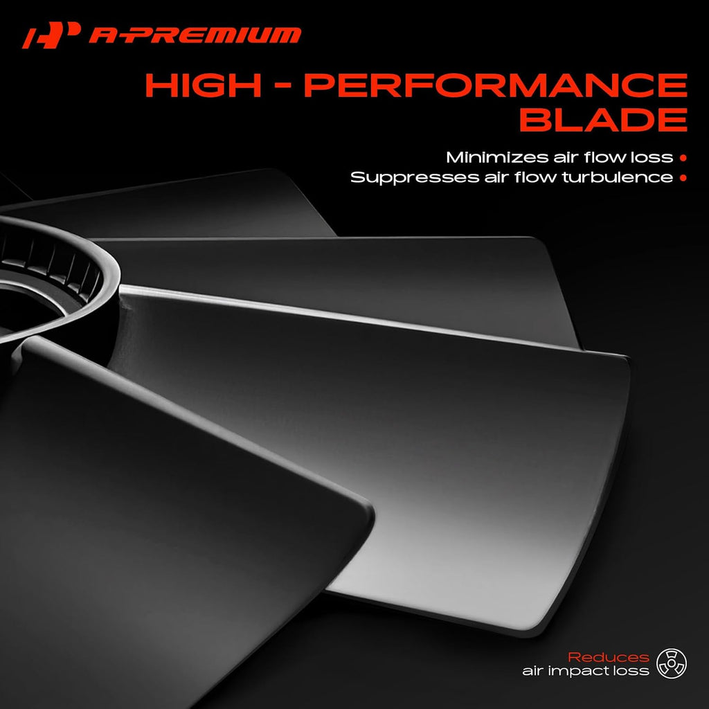A-Premium Front Engine Radiator Cooling Fan Blade Compatible with Ford