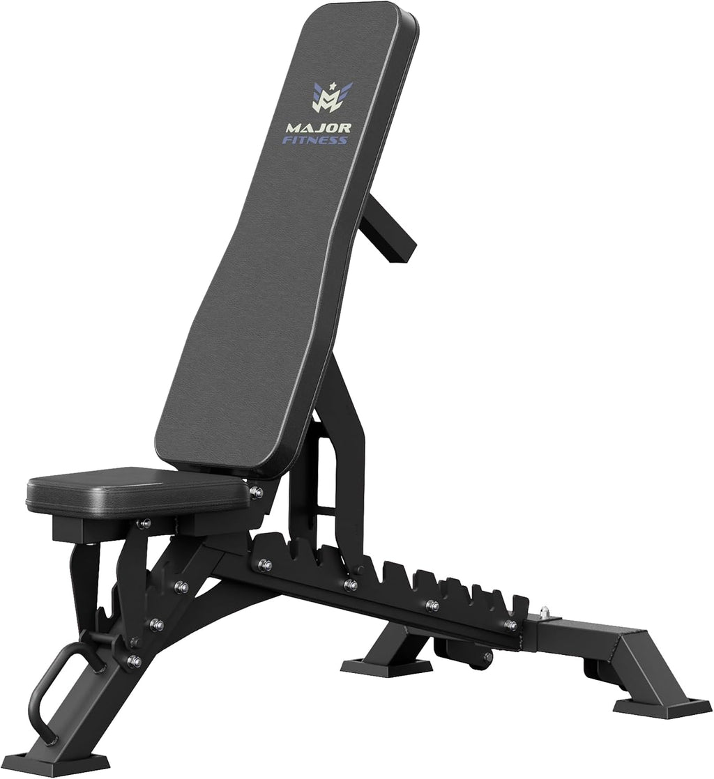 Weight Bench, Adjustable Workout Bench for Strength Training, Bench Press, and Full-Body Workouts for Home Garage Gym