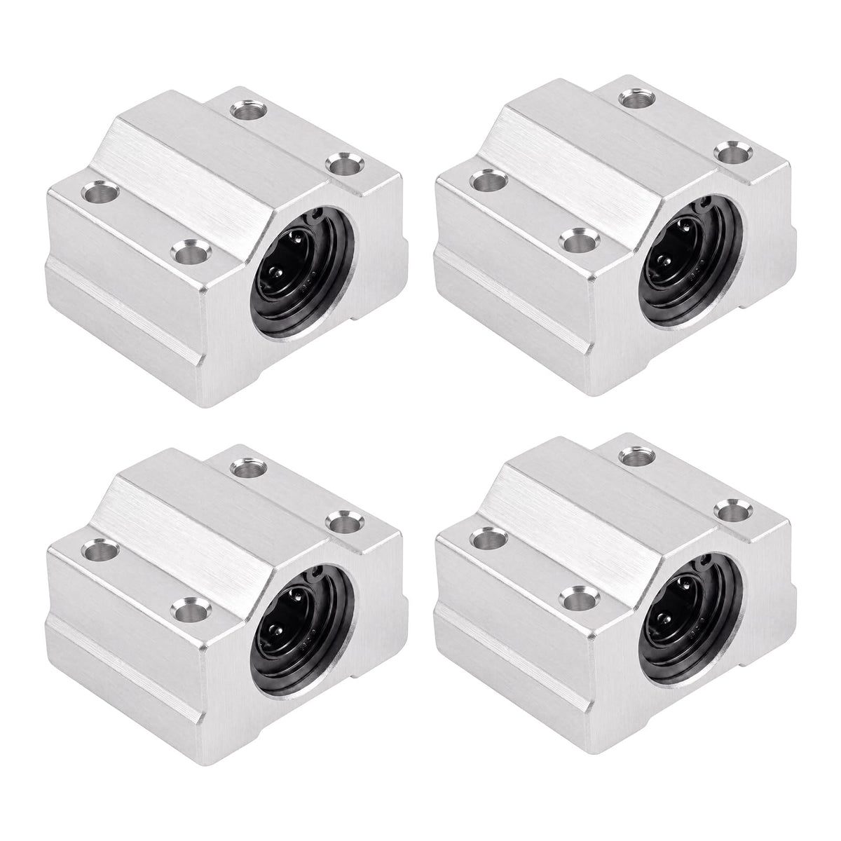 YEJMKJ 4PCS SCS12UU Linear Bearing Block Linear Ball Bearing Pillow Block