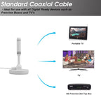 August DTA240 Digital TV Antenna Indoor/Outdoor Magnetic Base Portable