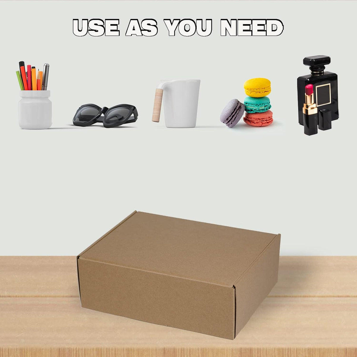 12x9x4 Inches Shipping Boxes, Brown Corrugated Cardboard Boxes for Small Bussiness, Pack of 20