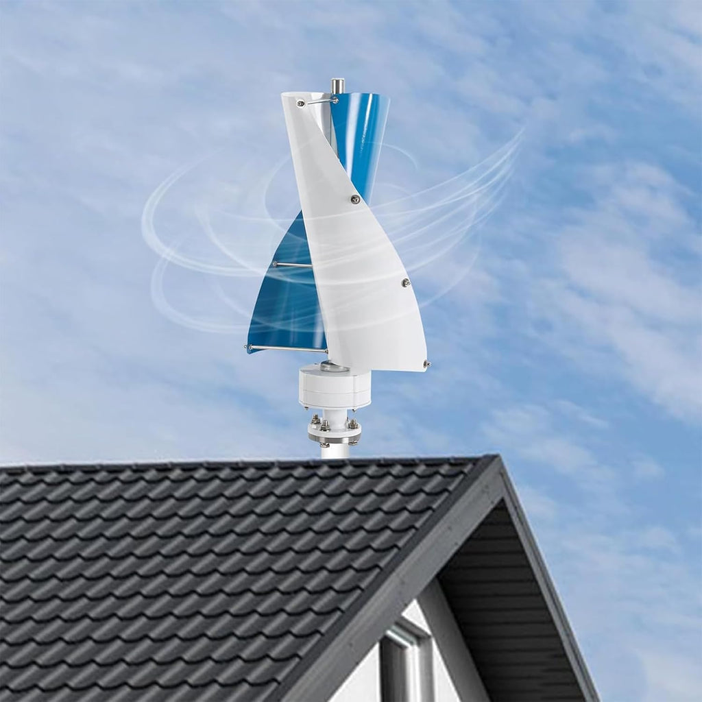 Magnetic Levitation Wind Turbine 12000W, Vertical Wind Turbine Generator Kit with MPPT Controller, for Home Street