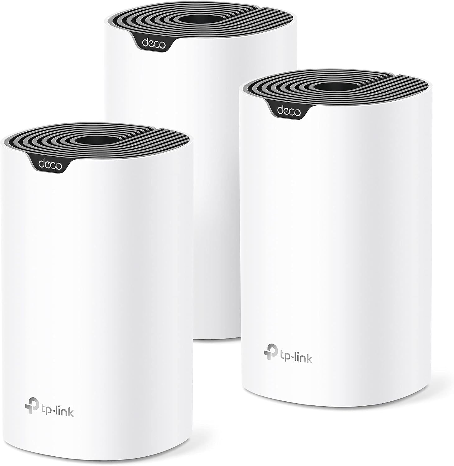 Deco S4 Mesh AC1900 WiFi System - Up to 5,500 Sq.ft. Coverage, Replaces WiFi Router and Extender, Gigabit Ports