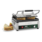 Panini Press with 14.5" x 11" Cooking Surface & Ribbed Plates