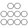 uxcell 10Pcs AS-225 O-Rings, EPDM O-Rings 1-7/8" ID, 3-21/32" OD, 1/8" W