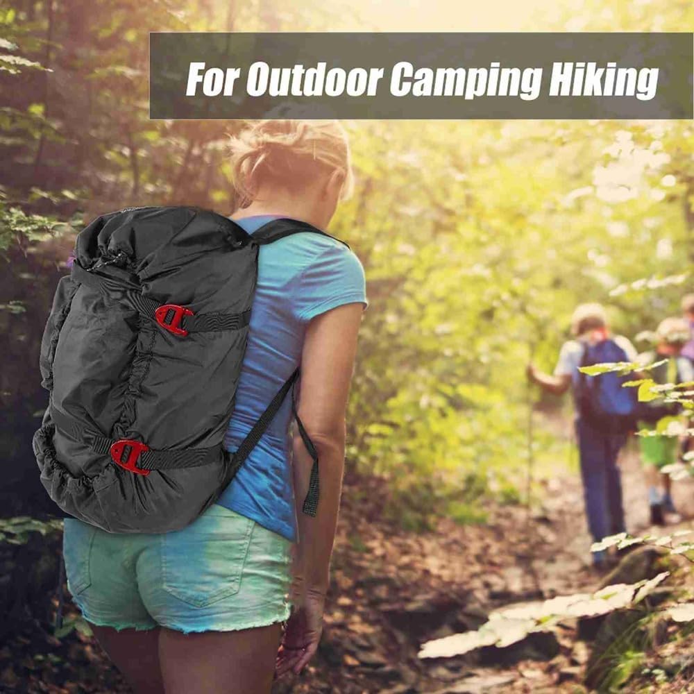 Rock Climbing Rope Bag – Water proof Oxford Folding Storage Backpack with Ground Sheet, Adjustable Shoulder Strap for