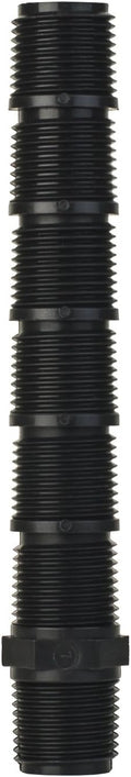 LASCO 26-7430P Cut-Off Sprinkler Nipple, 1/2" MIP x 6", 10-Pack, Black
