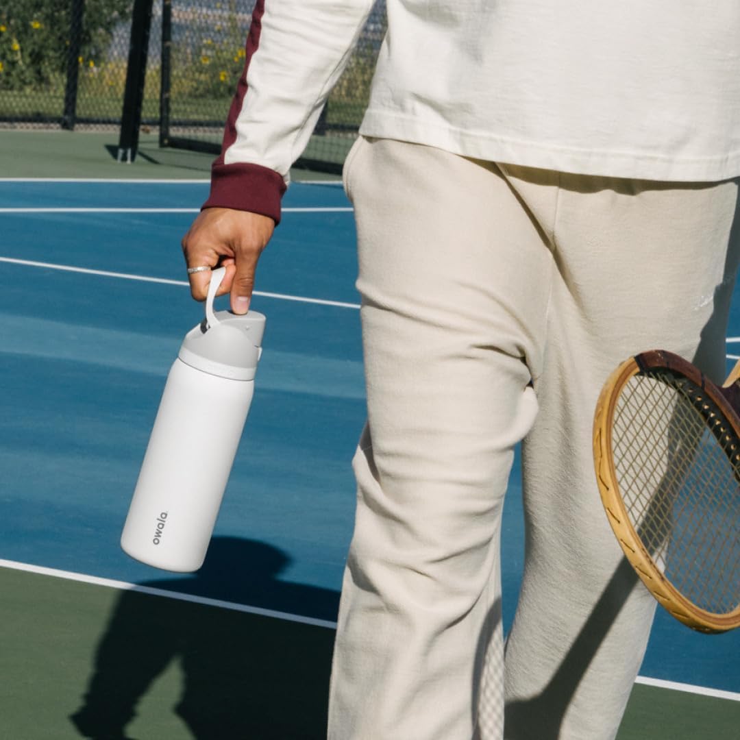 FreeSip Stainless Steel Water Bottle 24 oz Shy Marshmallow