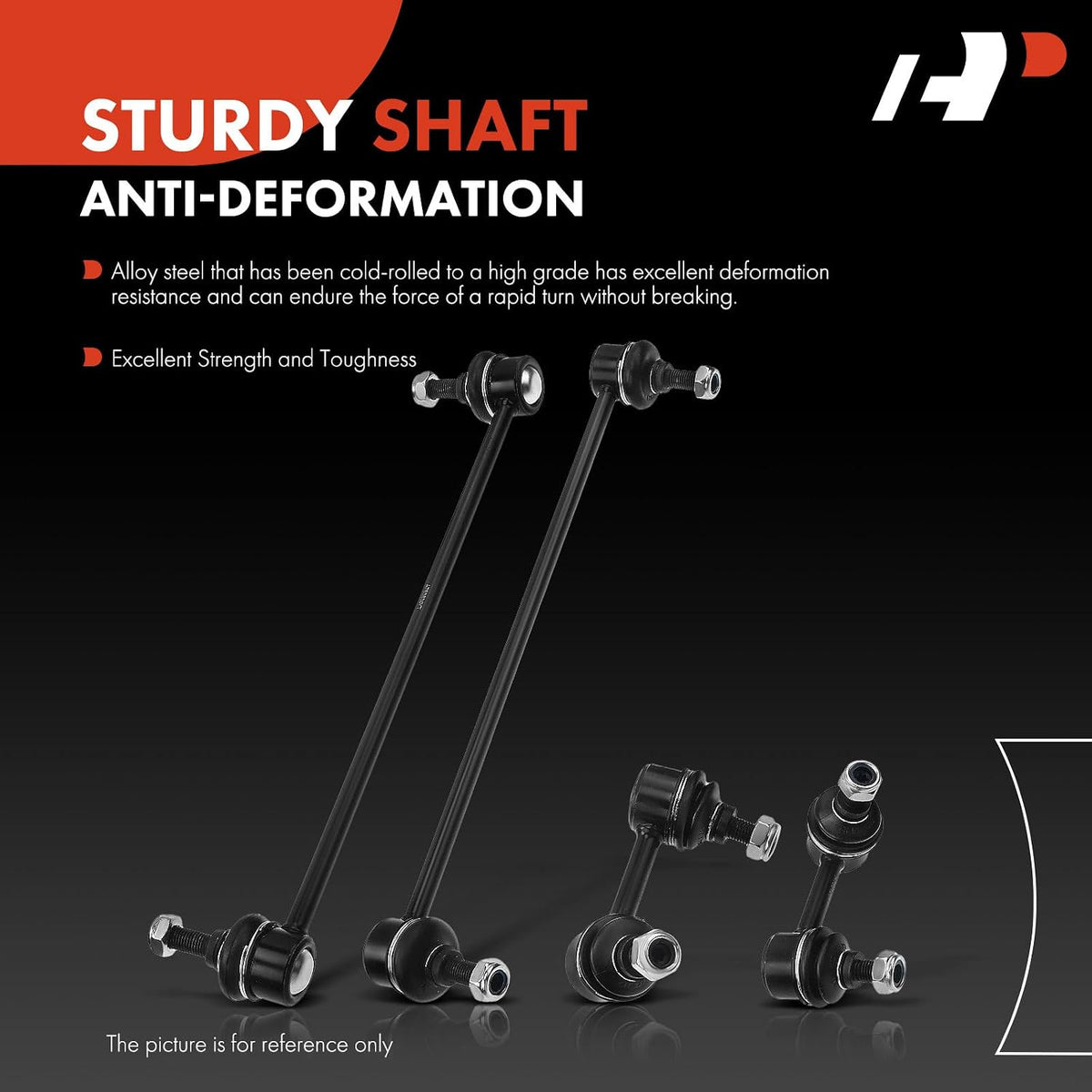A-Premium Front & Rear Sway Bar Link Stabilizer Bar End Link Kit