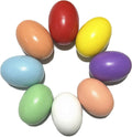 Easter Wooden Eggs Easter Decorations - 8 Colors Wood DIY Faux Egg Crafts Fake Chicken Egg Nesting Eggs Easter Home