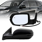 OsyphereX Left Side Mirror Assembly Compatible with CR-V 2017-2022 9pins