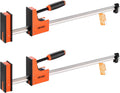 Bar Clamps for Woodworking, 2-Pack 30 inch Parallel Clamp Set, F-Clamp with 1500 lbs Load Limit, Even Pressure
