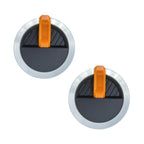 Gas Griddle Orange Knob Replacement for Blackstone 17" 22" 28" 36" Griddle, for Blackstone Flat Top Grill replacement walmart knobs,2-Pack