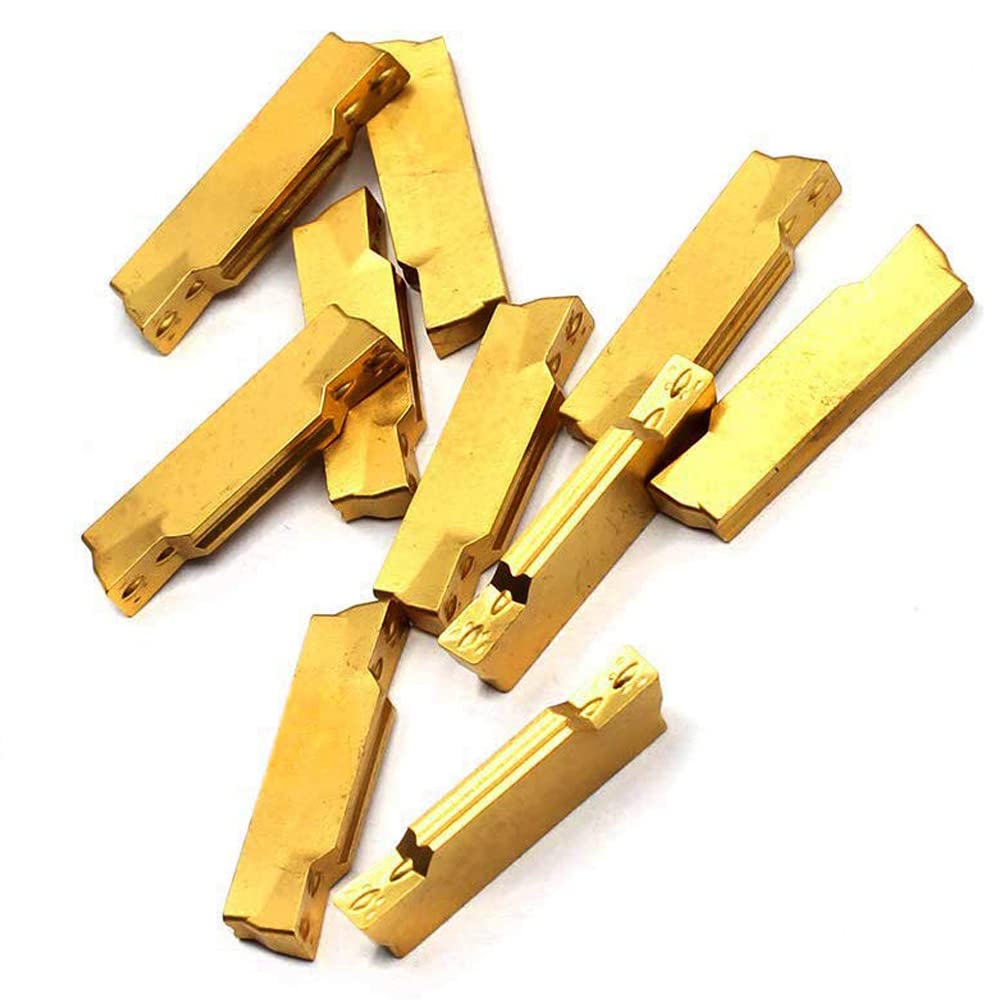 OSCARBIDE 10 pcs MGMN300 Carbide Grooving Inserts for MGEHR/MGIVR