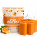7 Dish Soap Bars | Citrus Essential Oil Formula | Natural & Organic Ingredients | Gentle on Hands | For Plant-Based