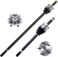 Detroit Axle - AWD Front 4pc CV Axles Kit for 99-04 Jeep Grand Cherokee