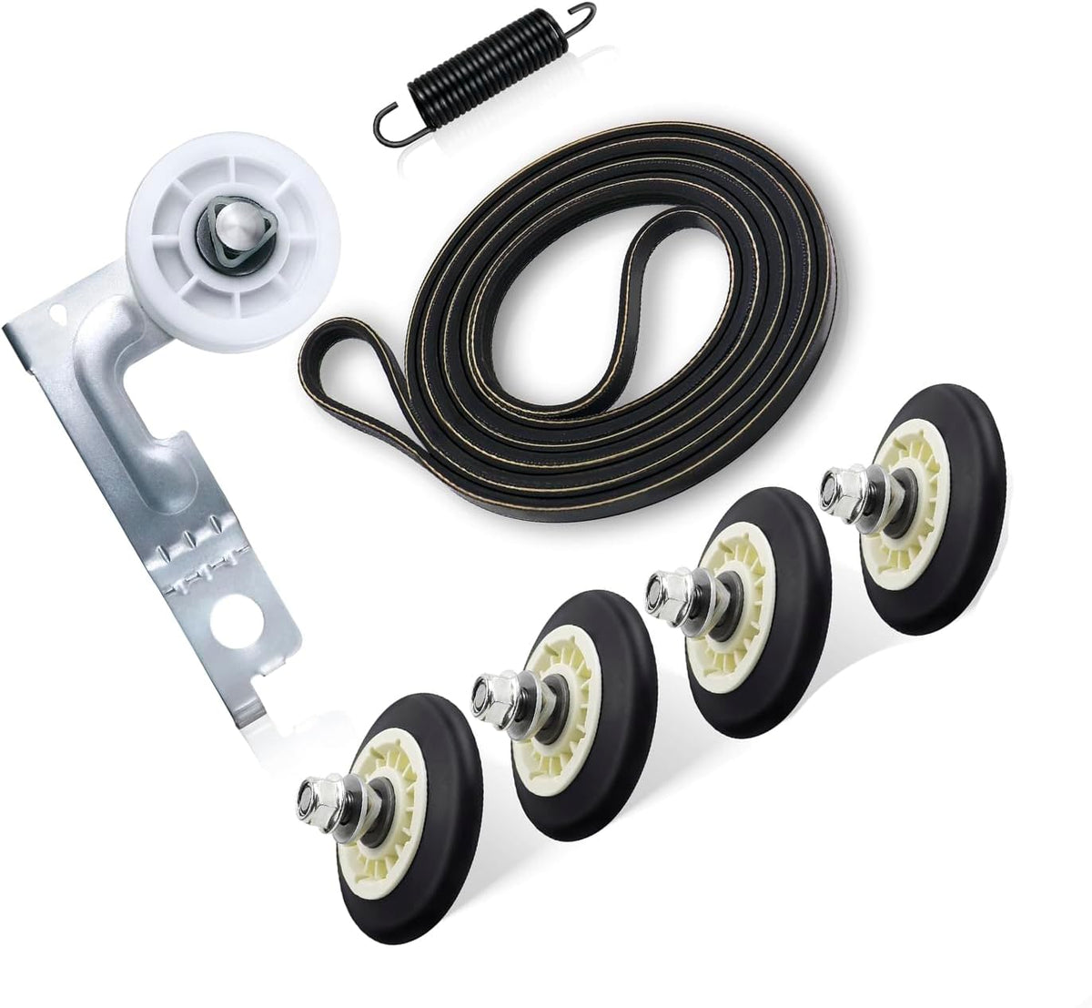 Upgraded Dryer Repair Kit Dryer Roller Replacement for LG DLGX7601WE DLGX7801VE DLGX7801WE DLGY1202V DLGY1202W DLGY1702V DLGY1702VE DLGY1702WE DLGY1902KE DLGY1902WE DLHX4072V DLHX4072W