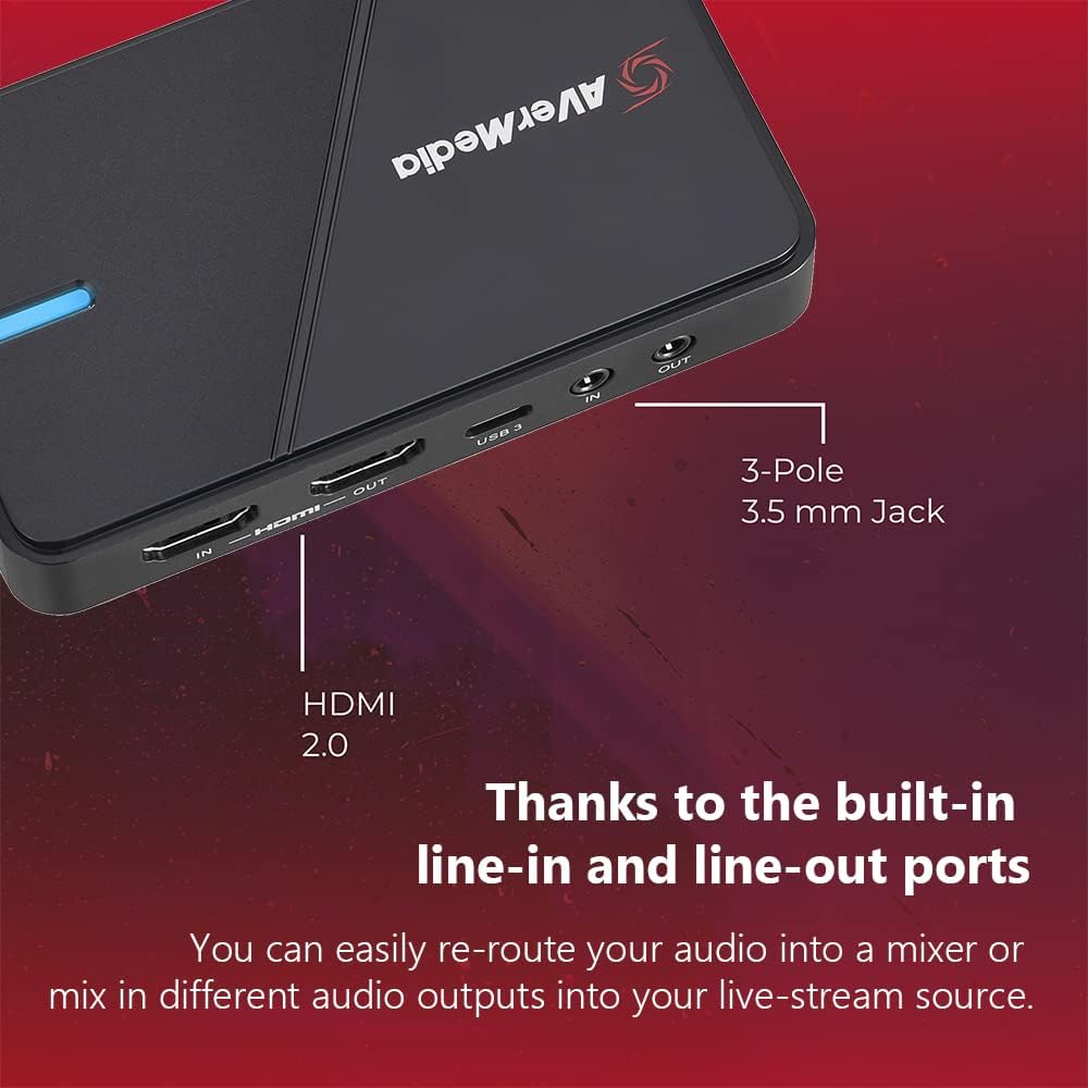 4K Capture Card for Streaming,1440p120 Video Capture Device for PS5/Pro, Xbox Series X/S, Nintendo Switch, PC